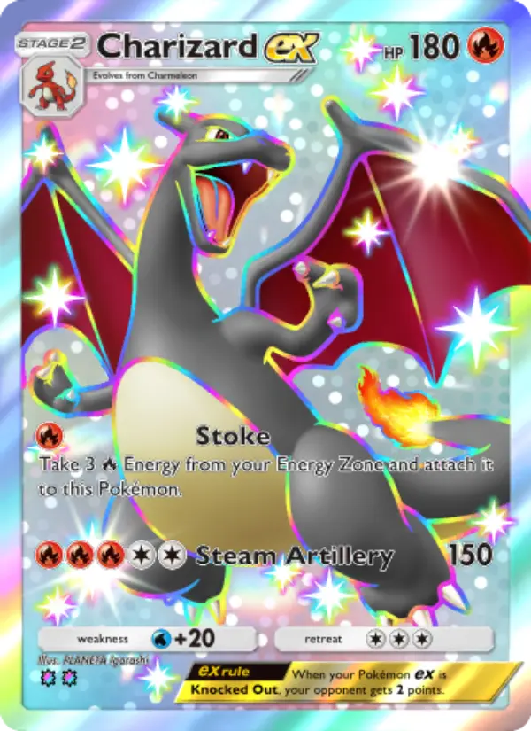Charizard ex Secret Rare rarity Shining Revelry Pokémon card price