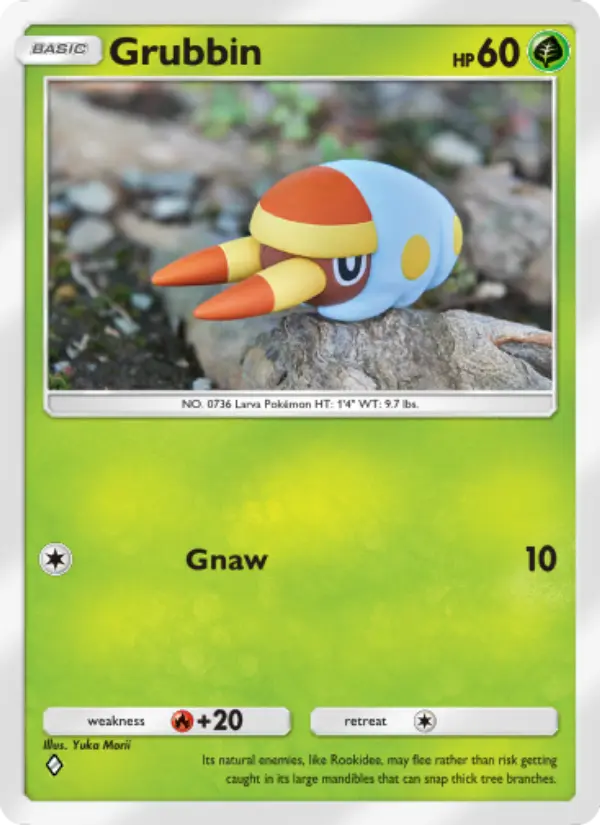 Grubbin Rare rarity Celestial Guardians Pokémon card price