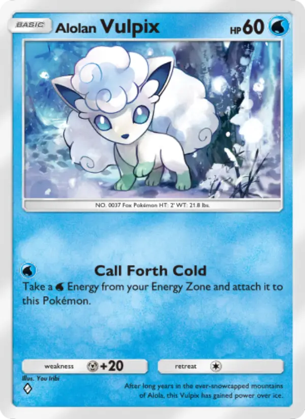 Alolan Vulpix Rare rarity Celestial Guardians Pokémon card price