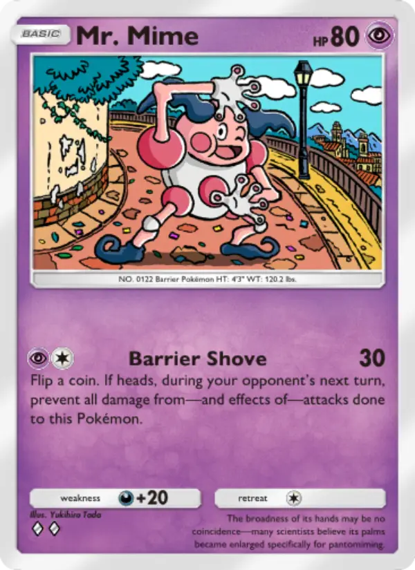 Mr. Mime Rare rarity Celestial Guardians Pokémon card price