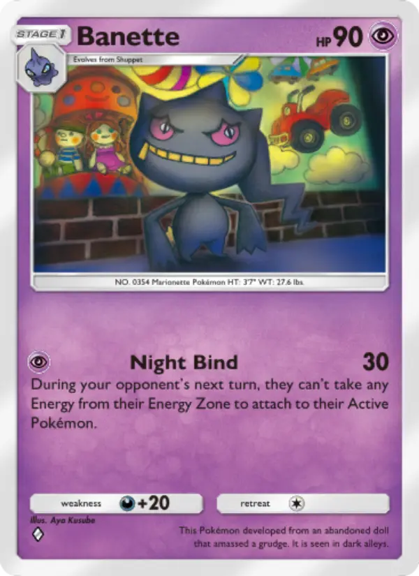Banette Rare rarity Celestial Guardians Pokémon card price