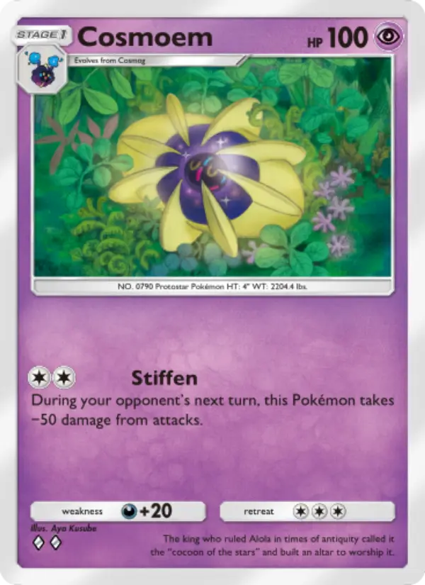 Cosmoem Rare rarity Celestial Guardians Pokémon card price