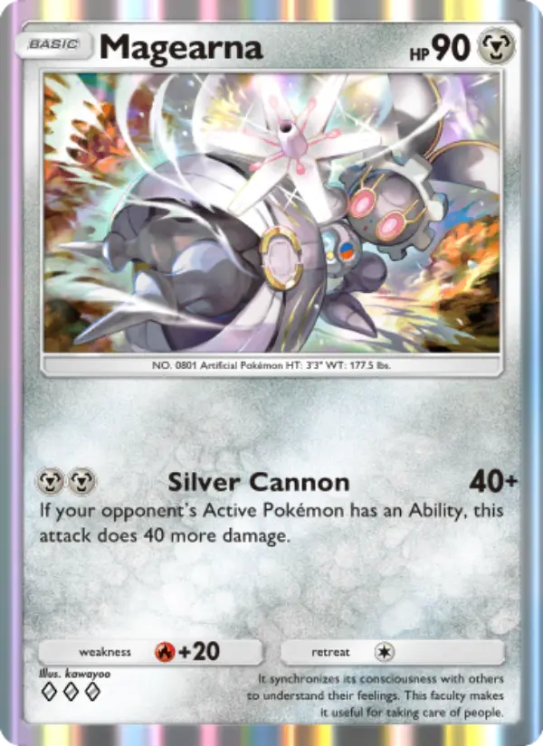 Magearna Rare rarity Celestial Guardians Pokémon card price