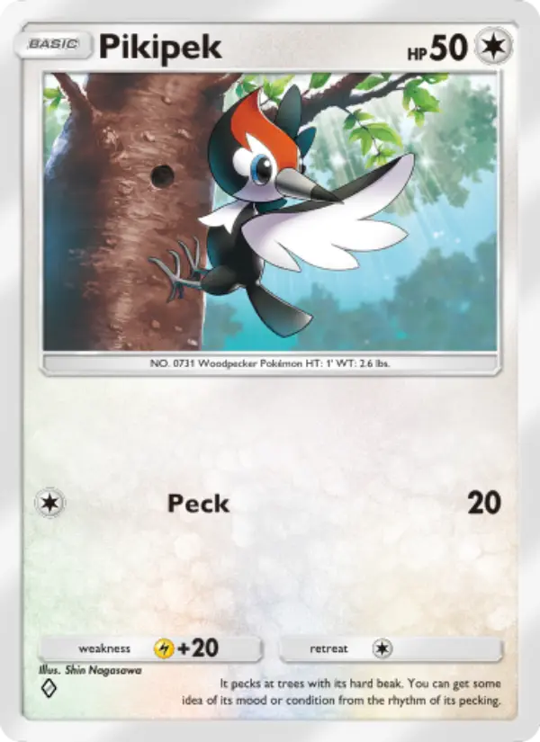 Pikipek Rare rarity Celestial Guardians Pokémon card price