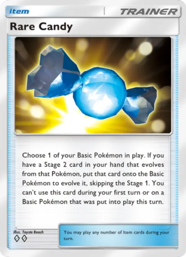 Rare Candy Rare rarity Celestial Guardians Pokémon card price