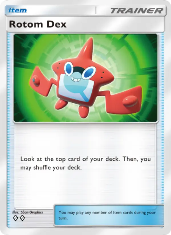 Rotom Dex Rare rarity Celestial Guardians Pokémon card price