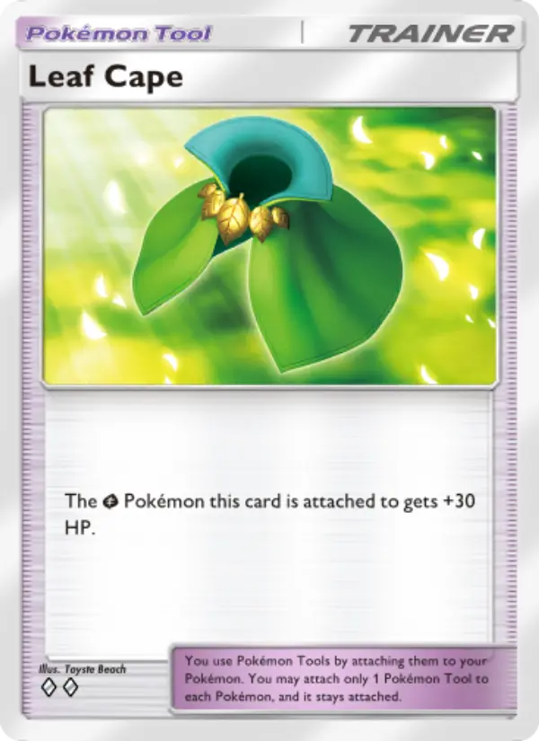Leaf Cape Rare rarity Celestial Guardians Pokémon card price