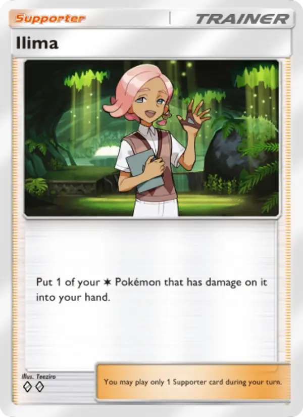 Ilima Rare rarity Celestial Guardians Pokémon card price