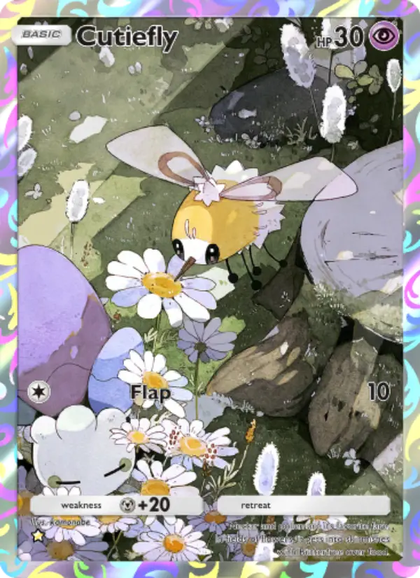 Cutiefly Secret Rare rarity Celestial Guardians Pokémon card price