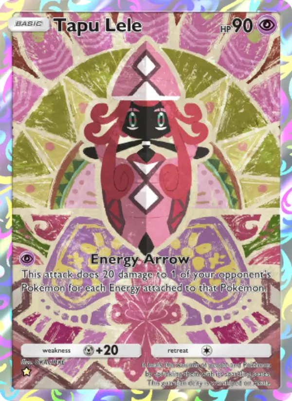 Tapu Lele Secret Rare rarity Celestial Guardians Pokémon card price