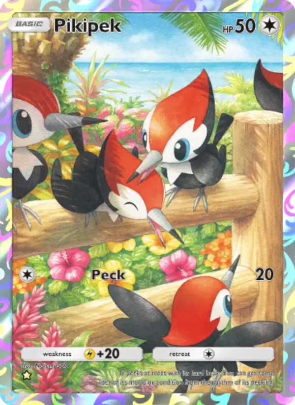 Pikipek Secret Rare rarity Celestial Guardians Pokémon card price