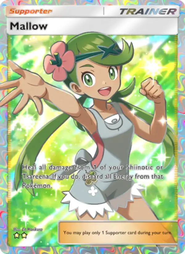 Mallow Secret Rare rarity Celestial Guardians Pokémon card price