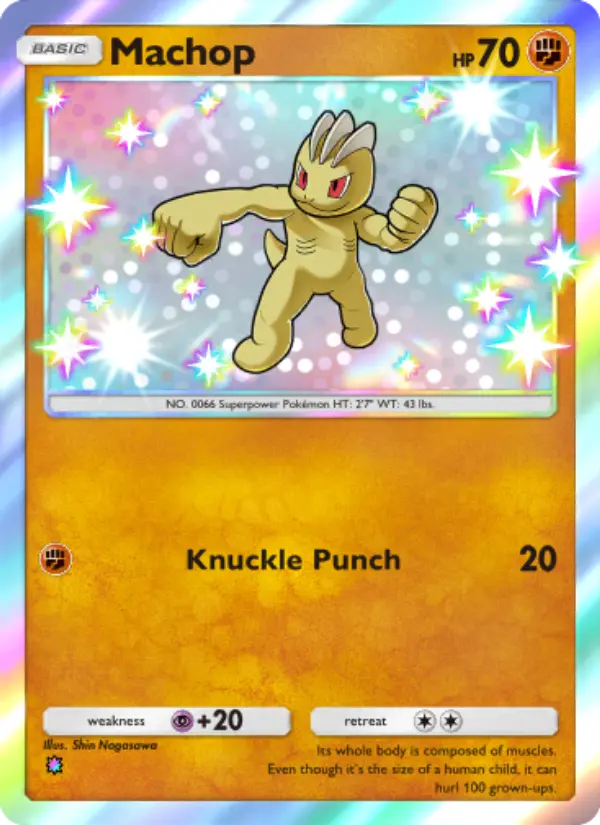 Machop Secret Rare rarity Celestial Guardians Pokémon card price
