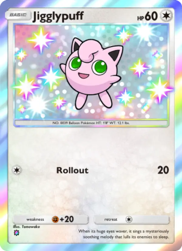 Jigglypuff Secret Rare rarity Celestial Guardians Pokémon card price
