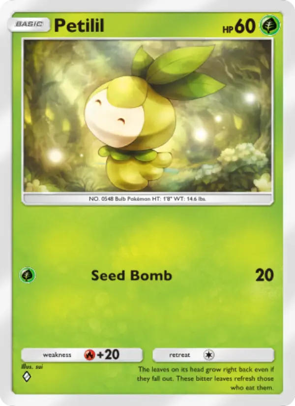 Petilil Rare rarity Extradimensional Crisis Pokémon card price