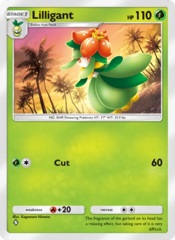 Lilligant Rare rarity Extradimensional Crisis Pokémon card price