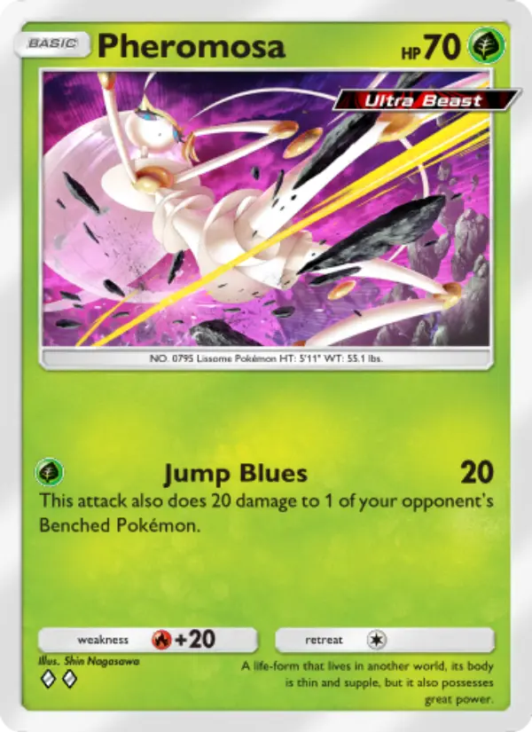 Pheromosa Rare rarity Extradimensional Crisis Pokémon card price