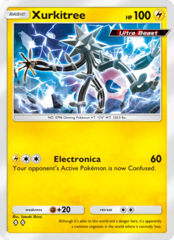 Xurkitree Rare rarity Extradimensional Crisis Pokémon card price