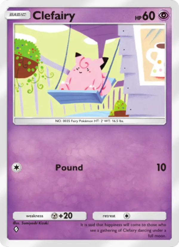Clefairy Rare rarity Extradimensional Crisis Pokémon card price