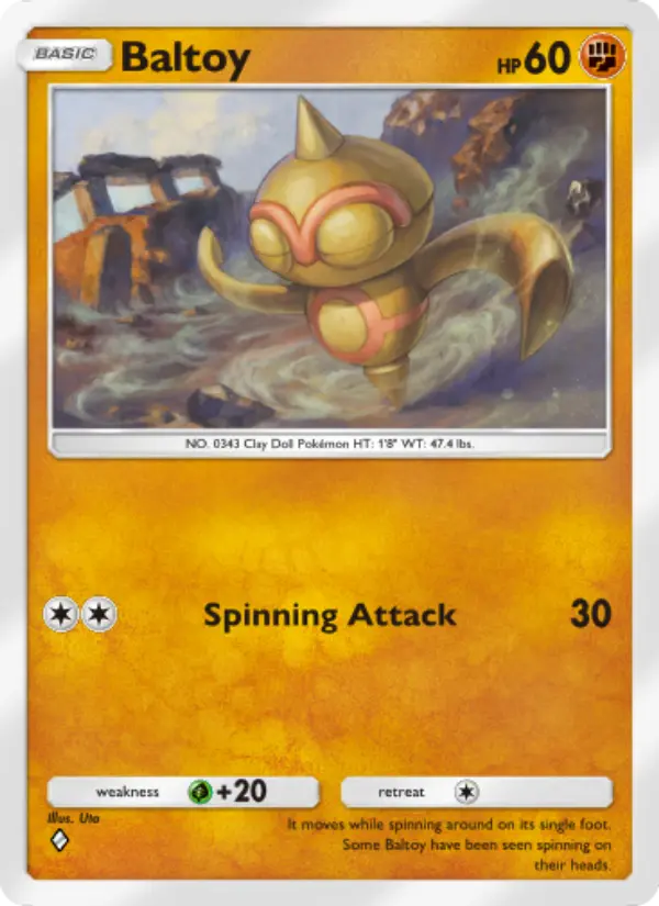 Baltoy Rare rarity Extradimensional Crisis Pokémon card price