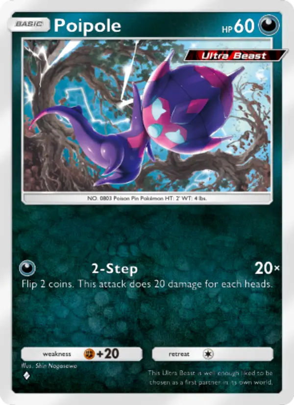Poipole Rare rarity Extradimensional Crisis Pokémon card price