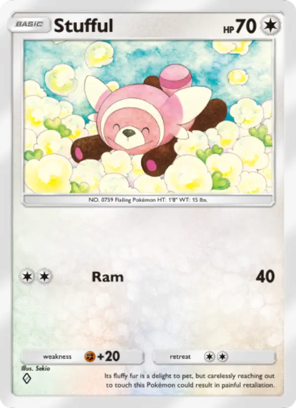 Stufful Rare rarity Extradimensional Crisis Pokémon card price