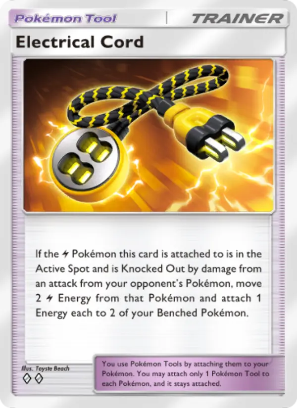 Electrical Cord Rare rarity Extradimensional Crisis Pokémon card price