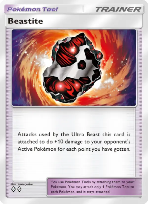 Beastite Rare rarity Extradimensional Crisis Pokémon card price