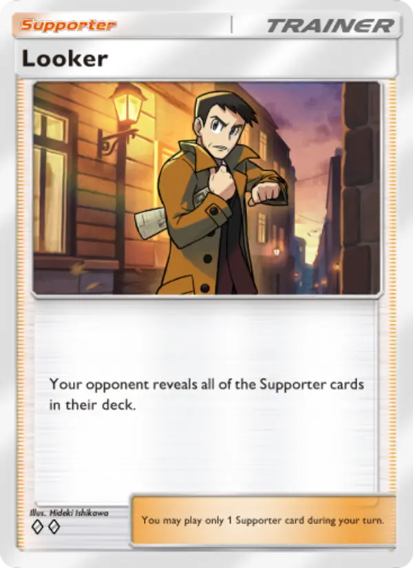 Looker Rare rarity Extradimensional Crisis Pokémon card price