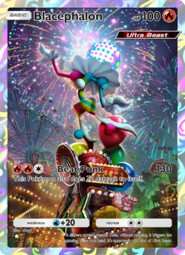 Blacephalon Secret Rare rarity Extradimensional Crisis Pokémon card price