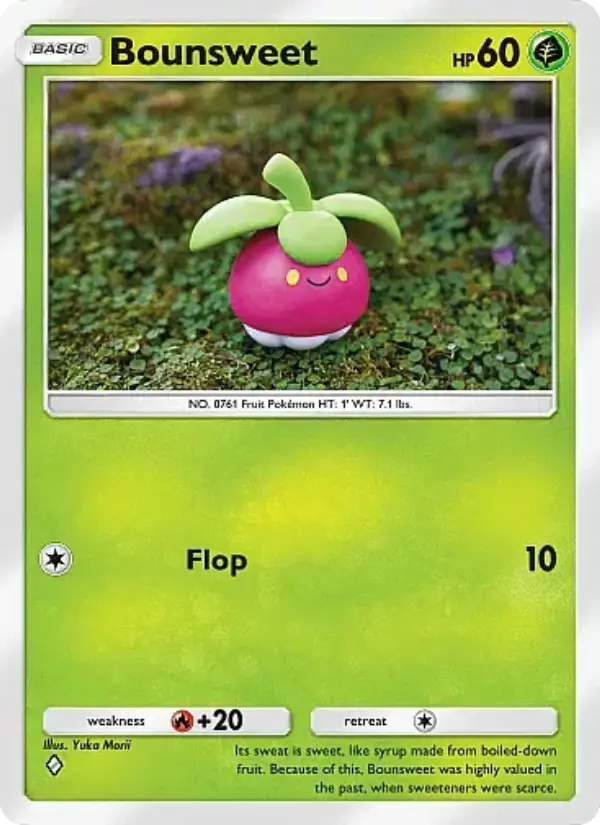 Bounsweet Rare rarity Eevee Grove Pokémon card price