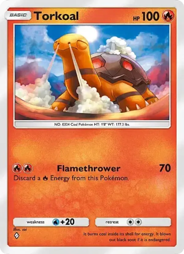 Torkoal Rare rarity Eevee Grove Pokémon card price