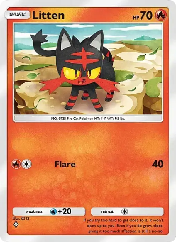 Litten Rare rarity Eevee Grove Pokémon card price