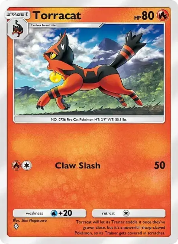 Torracat Rare rarity Eevee Grove Pokémon card price