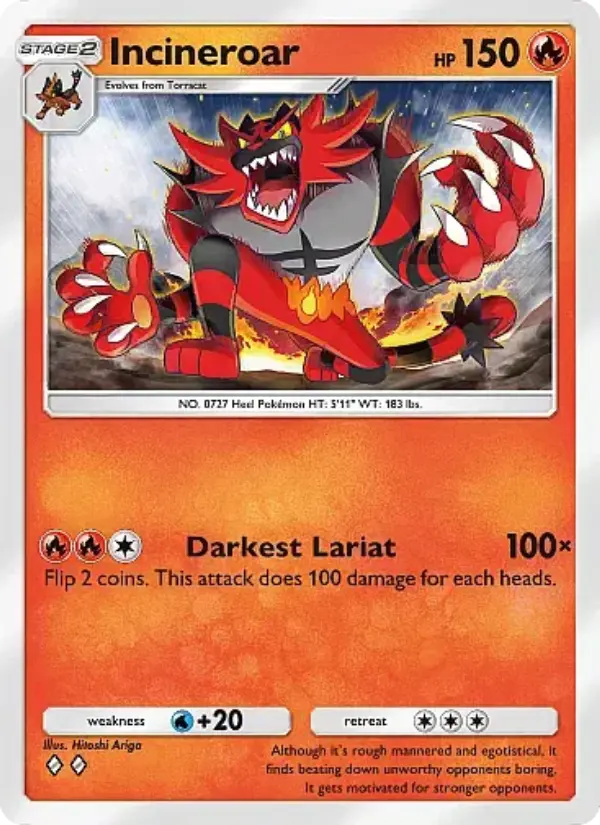 Incineroar Rare rarity Eevee Grove Pokémon card price