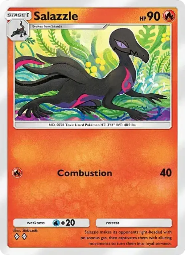 Salazzle Rare rarity Eevee Grove Pokémon card price