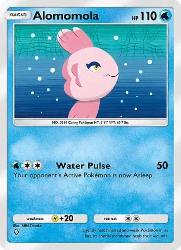 Alomomola Rare rarity Eevee Grove Pokémon card price