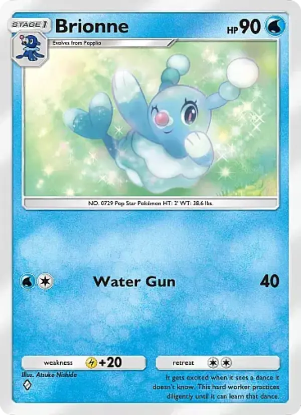 Brionne Rare rarity Eevee Grove Pokémon card price