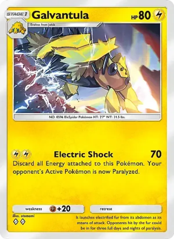 Galvantula Rare rarity Eevee Grove Pokémon card price