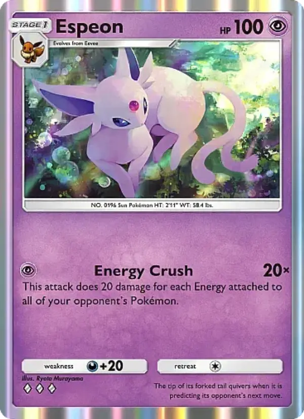 Espeon Rare rarity Eevee Grove Pokémon card price