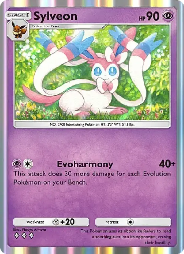 Sylveon Rare rarity Eevee Grove Pokémon card price