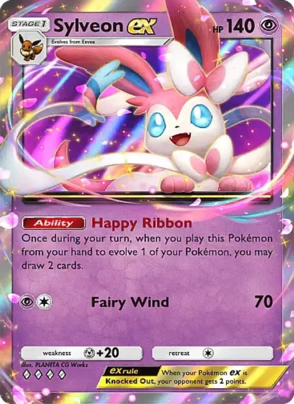 Sylveon ex Rare rarity Eevee Grove Pokémon card price