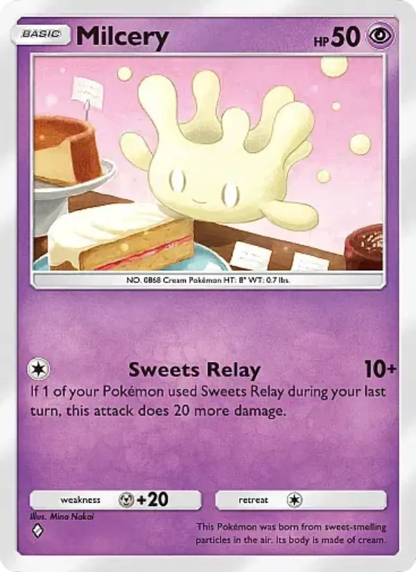 Milcery Rare rarity Eevee Grove Pokémon card price