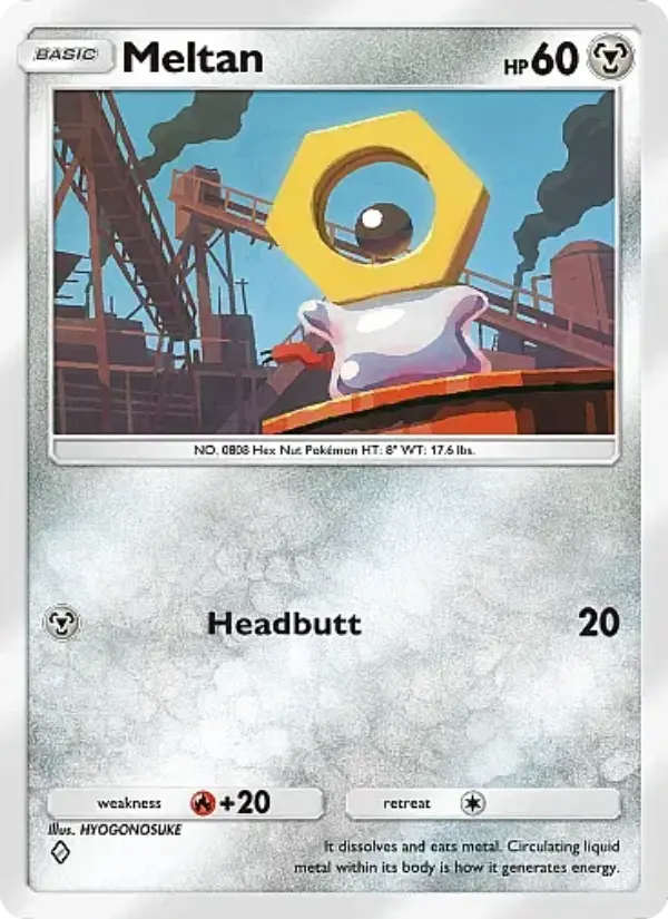 Meltan Rare rarity Eevee Grove Pokémon card price