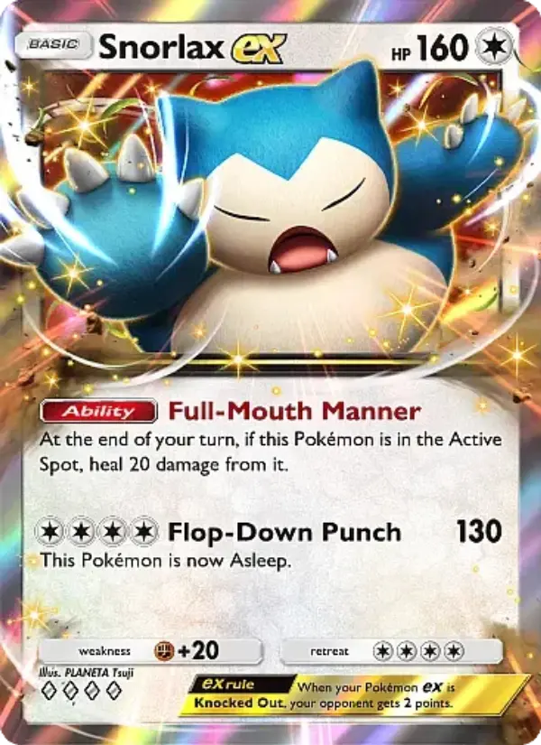 Snorlax ex Rare rarity Eevee Grove Pokémon card price
