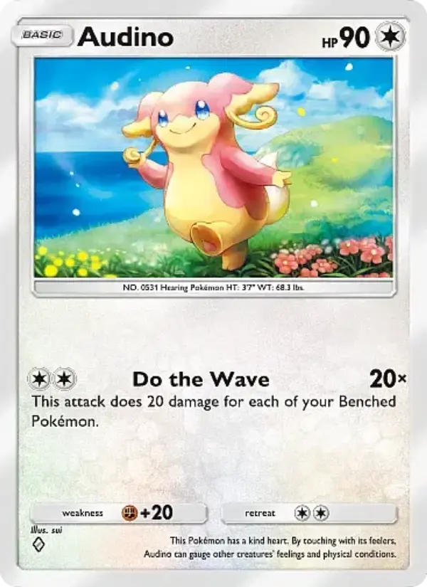 Audino Rare rarity Eevee Grove Pokémon card price