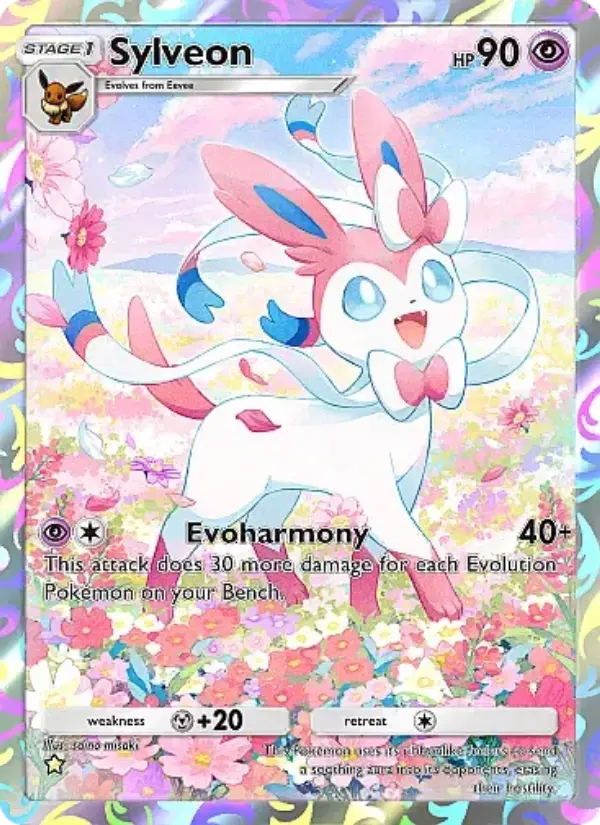 Sylveon Secret Rare rarity Eevee Grove Pokémon card price