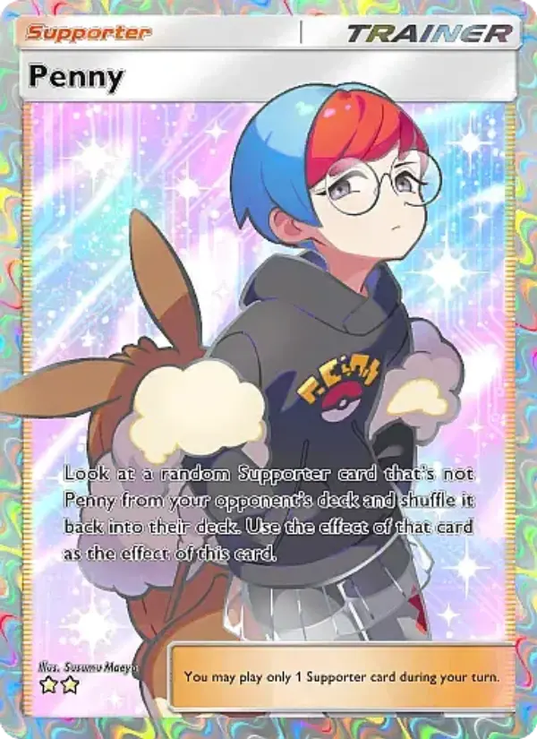 Penny Secret Rare rarity Eevee Grove Pokémon card price