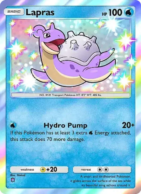 Lapras Secret Rare rarity Eevee Grove Pokémon card price