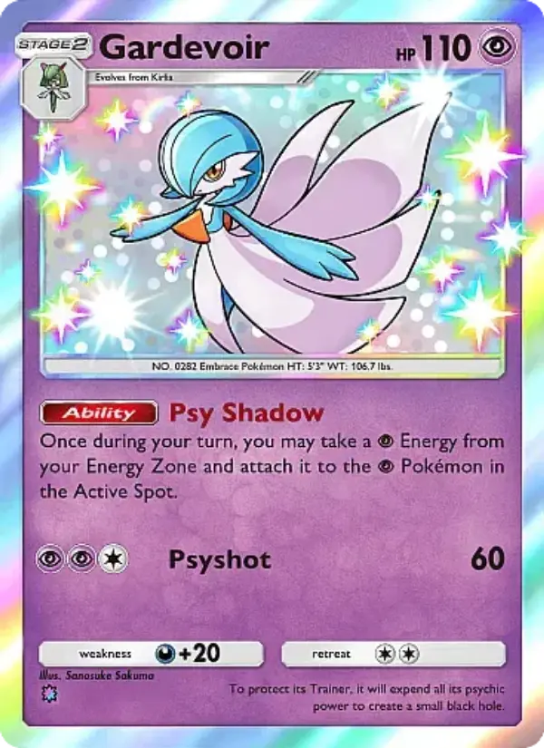 Gardevoir Secret Rare rarity Eevee Grove Pokémon card price